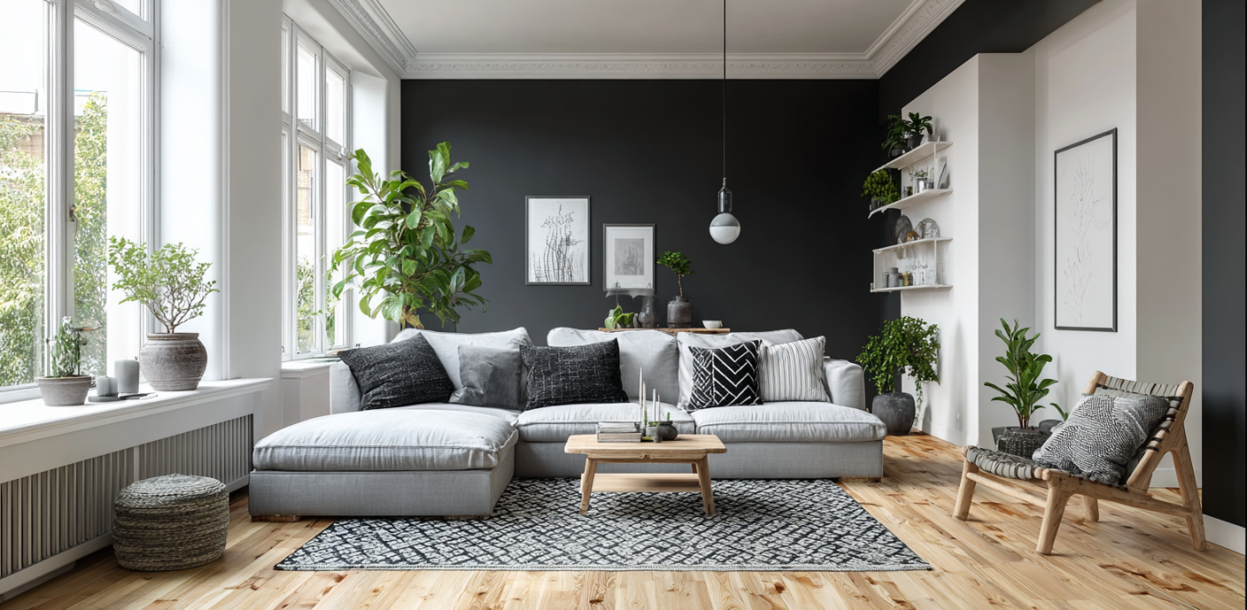 Appartement lumineux avec vue sur Paris